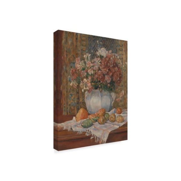 Pierre Auguste Renoir 'Still Life With Prickly Pears' Canvas Art,24x32